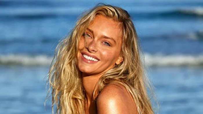 Camille Kostek was photographed by Josie Clough on Kangaroo Island, South Australia.
